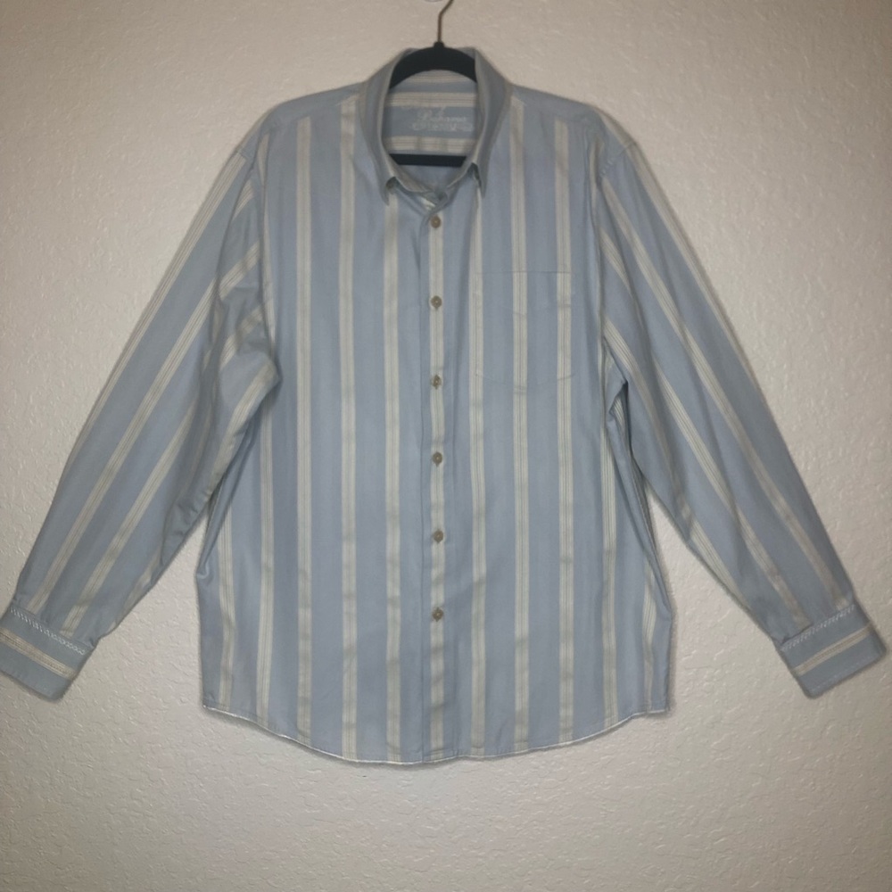 Tommy Bahama Denim Long Sleeve Casual button down Striped Shirt